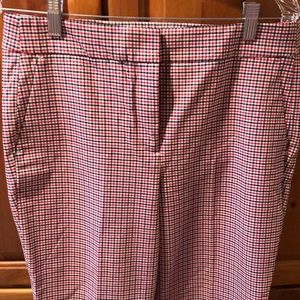 J Crew wide leg cropped. RWB heavy weight. Size 10.